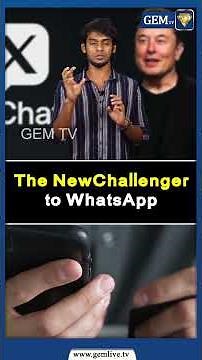 The New Challenger to WhatsApp and Telegram | Elon Musk Unveils XChat|Gem TV