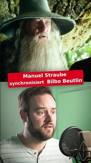 Manuel Straube dubs Bilbo Baggins in "The Hobbit"