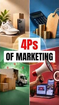 The 4 Ps of Marketing: How Product, Price, Place & Promotion Drive Business Success📈 #marketing #mba