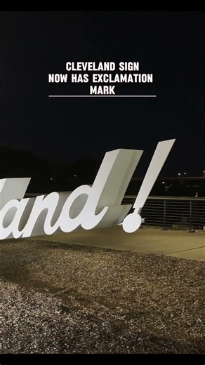 Script, Taylor's Version: Cleveland script sign now has exclamation mark
