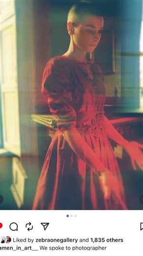 Kate Garner on Instagram: "Beautiful Sinead 🕊️ thank you @women_in_art__ 💧"