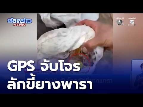GPS จับโจรลักขี้ยางพารา | ห้องข่าวภาคเที่ยง