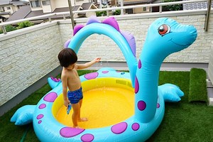 自宅用ビニールプールの水の入れ方！水道代や入れ替え時間の節約方法をご紹介！