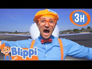 Blippi Learns About Planes at the Museum of Flight! | 3 HOURS OF BLIPPI TOYS!