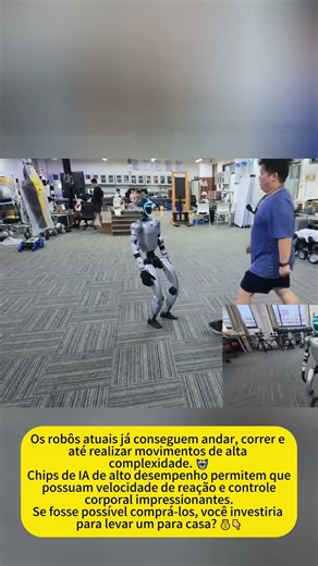 Chips de IA de alto desempenho podem dar a eles rapidez de reação e controle do corpo.