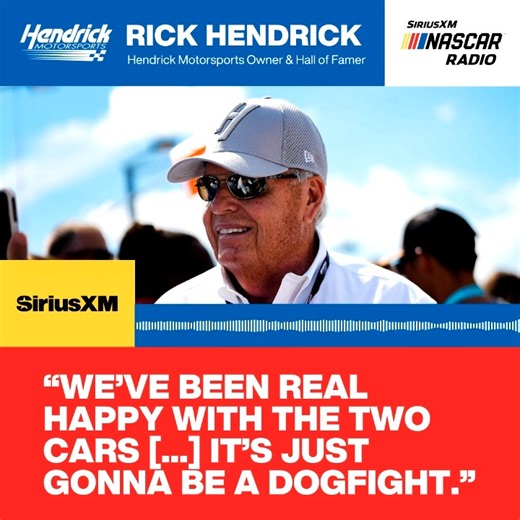 6.4K views · 122 reactions |  "Just thankful that we got it done, and now moving onto Phoenix and (we'll) see what we can get done there." Hall of Famer Rick Hendrick is optimistic ahead of this weekend on the heels of a strong Martinsville Speedway for Hendrick Motorsports. More → sxm.app.link/NASCARChampionshpWeek2025 | SiriusXM NASCAR Radio | Facebook