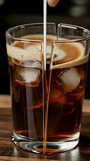 ASMR Iced Americano Cutting — No Talking, Just Crisp Sounds 🧊☕