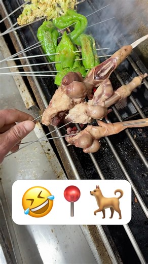 Awesome 🤣 Grilling Pin Dog 🐕 #food #viral #shorts