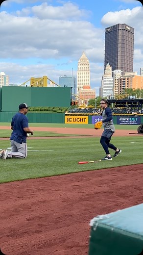 #Braves shortstop Nick Allen getting in some extra work before series opener here in Pittsburgh. | David N. O'Brien
