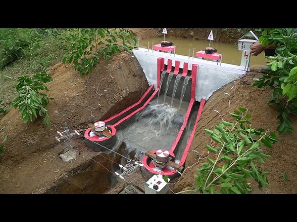 Mini Hydroelectric Power Plant Two Generator Units