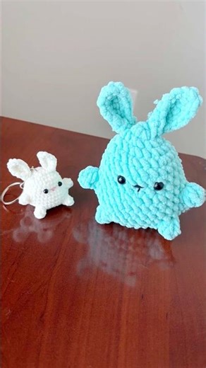 Crochet Bunny Amigurumi | Crochet Easter Keychain | Crochet for Beginners #crochet #shorts #trending