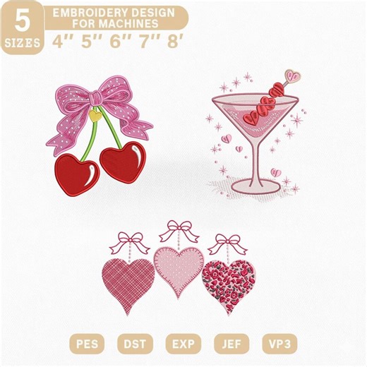 Machine Embroidery Files Bundle | Embroidery Designs for Sewing | Instant Digital Download - Etsy