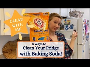 5 Ways to Clean the Fridge with Baking Soda: ** Clean with Me! **