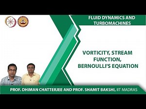 Vorticity, Stream function, Bernoulli's equation