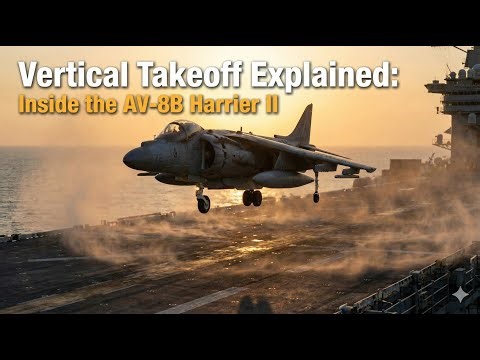 Vertical Takeoff Explained: Inside the AV-8B Harrier II
