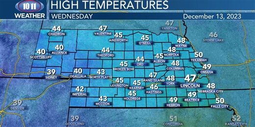 Wednesday Forecast: Mix of clouds and sun, temperatures climb back above average