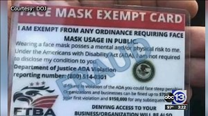 Fake 'mask exemption cards' circulate on social media