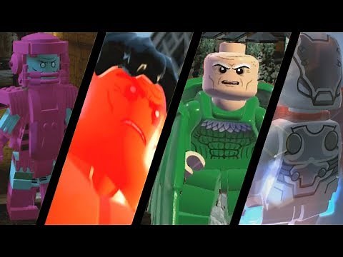 LEGO Marvel Superheroes 2 - All Chronopolis Secret Bosses
