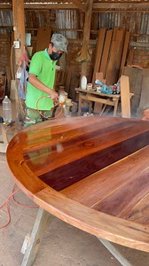 Great technique for spraying on round tables | WOOD DIY 4K
