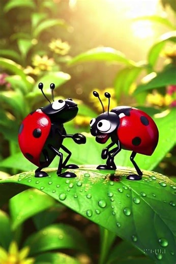 Bug Beauty Battle: Who’s Prettier? 🐞🦋😂#BugBattle #FunnyInsects #BugBeautyContest #InsectComedy