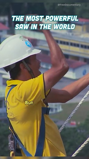 Biggest Saw in The World 🪓#singapore #construction | Free Documentary
