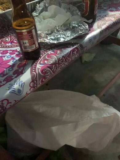 Casual Outdoor Night Gathering with Friends