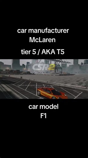 csr racing 2 McLaren F1 is this car wifh it if you dont mind the machine gun shifting when YES and YES it live racing #tier5 #T5 #speedemon #csr #csr2 #csr2racing #freegame #csrfreegame #timeattack #dinotime #mclaren #mclarenf1 #Mclaren #McLaren #F1 @Guillaume De Kok @Scavy @Robinlego @Foggy @Wicky The Beast