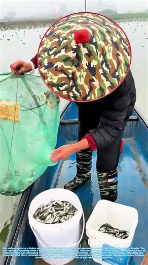 **Netting the Bounty: The Cycle of a River Harvest**