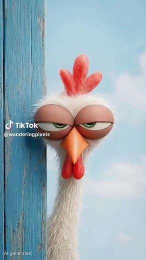 Hilarious Live Wallpaper: Something's Wrong with This Chicken