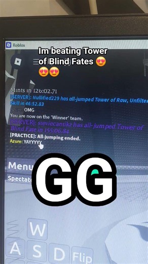 GG I BEAT TOWER OF BLIND FATE😍😍😍