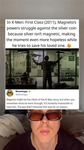 In X-Men: First Class (2011) Magneto Can’t Control the Silver Coin