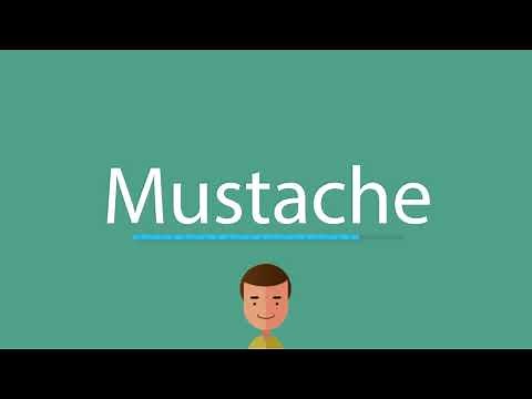 Mustache pronunciation