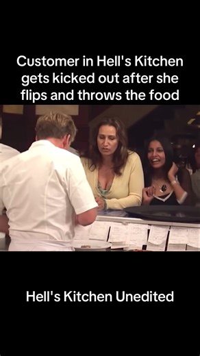 Customer Kicked Out for Throwing Food at Hell's Kitchen