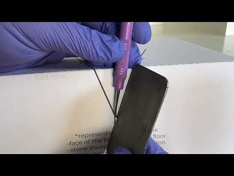 Sharpening a Sickle Dental Hygiene Instrument