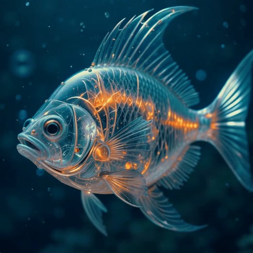 Fish, Transparent, Water. Free Stock Video