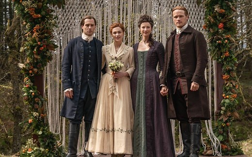 'Outlander' Stars Reunite for Real-Life Scottish Wedding