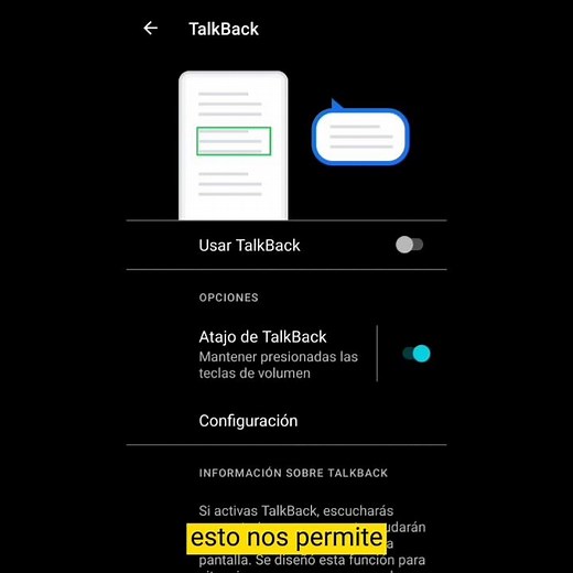 TUTORIAL ¿como hago para activar el lector de pantalla en el celular?