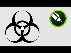 Biohazard Symbol Design in Coreldraw