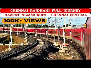 Chennai Rajdhani Full Journey | High speed run | First AC travel in Rajdhani