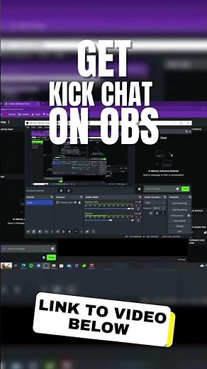 GET KICK CHAT ON OBS | Link in Comments | #kickstreaming #streamtips #streaming #kick #obstutorial