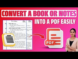 How to Convert a Book or Notes into a PDF For Free | Convert Image to PDF #pdf #convertpagetopdf