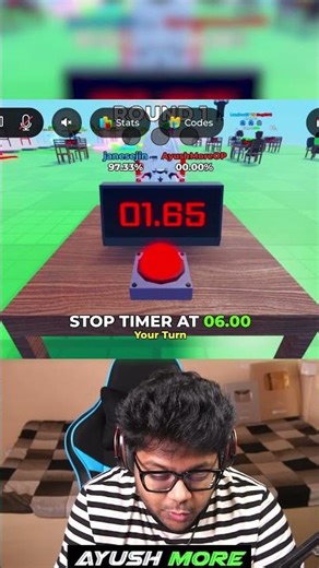 Stop the Timer Challenge #roblox #AyushMore #shorts #GalaxyS26Ultra #Samsung