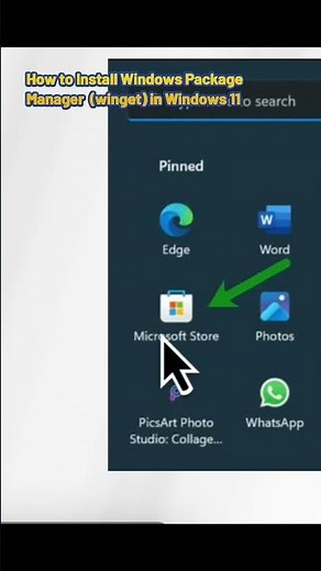 How to Install Windows Package Manager winget in Windows 11