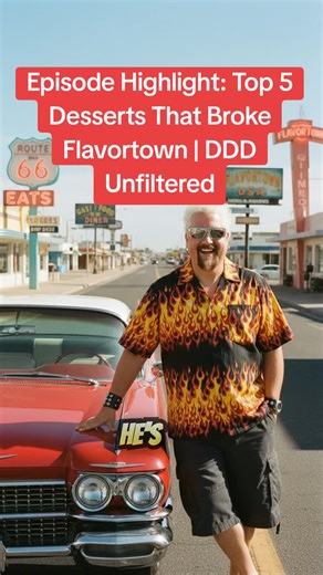 Episode Highlight: Top 5 Desserts That Broke Flavortown | DDD Unfiltered Guy Fieri desserts, Diners Drive Ins Dives desserts, Blue Heaven Key West, Griddle Café Los Angeles, Pie Town Café New Mexico, Sweetie Pie’s St. Louis, Sundae School Dennisport #DDDUnfiltered #GuyFieri #DessertTok #Flavortown #FoodieTravel DDD Unfiltered revisits the sweetest stops in Triple-D history — from Blue Heaven’s Key Lime Pie and The Griddle Café’s pancakes to Sweetie Pie’s soul desserts and The Sundae School’s ice