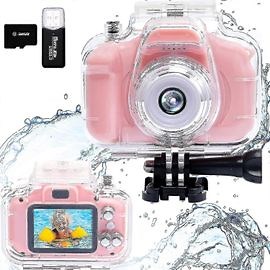 Caméra pour enfants Caméra numérique étanche sous-marine pour les enfants 2 pouces Ips Écran X200 Hd Enfants Caméra d'action vidéo pour 3-10 ans Filles Garçons Cadeau | Rakuten