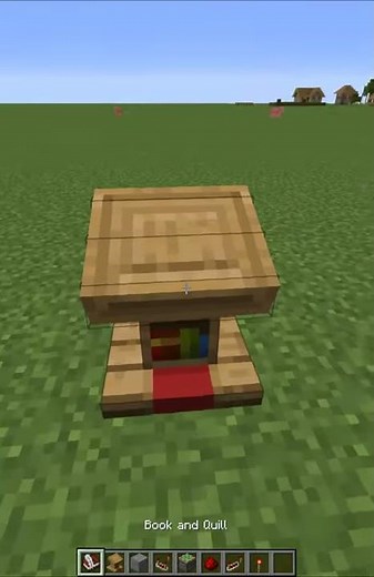 Minecraft Secret Door with Lectern #shorts