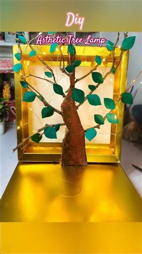 DIY Asthetic Tree Lamp #shorts #trending #diy #viral