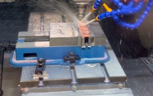 TiNB 湖中剑 进度跟进04: 新机器加工紫铜版本