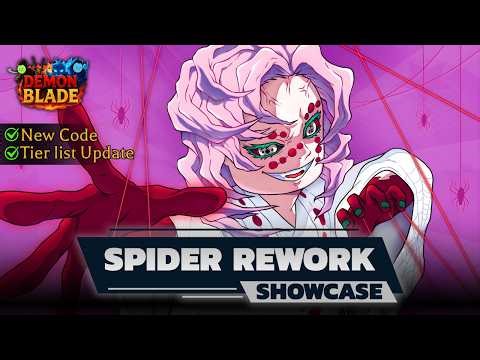 Demon Blade | SPIDER REWORK | Skill Showcase | Roblox