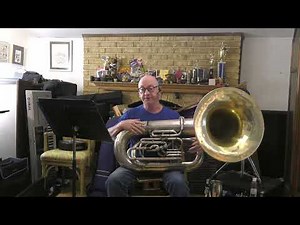 7/31/2024 - 1925 King 3 valve Bell Forward Tuba demo and playing philosophy